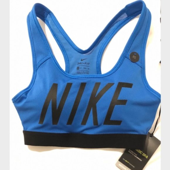 Nike Other - NWT Nike Classic DriFit Sports Bra XS Blue Medium